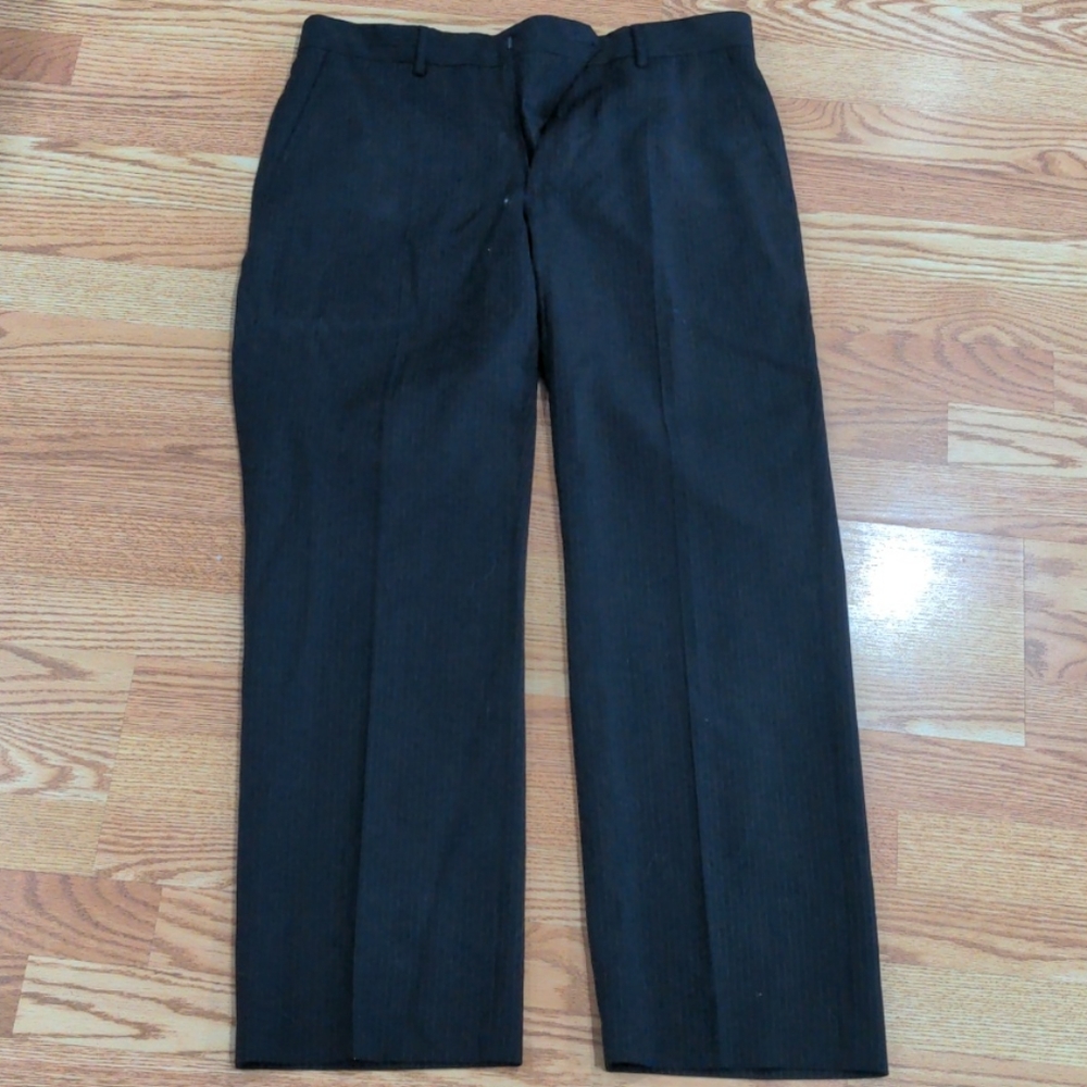 Express Men's Black Pin Stripe Dress Pants 33x30
